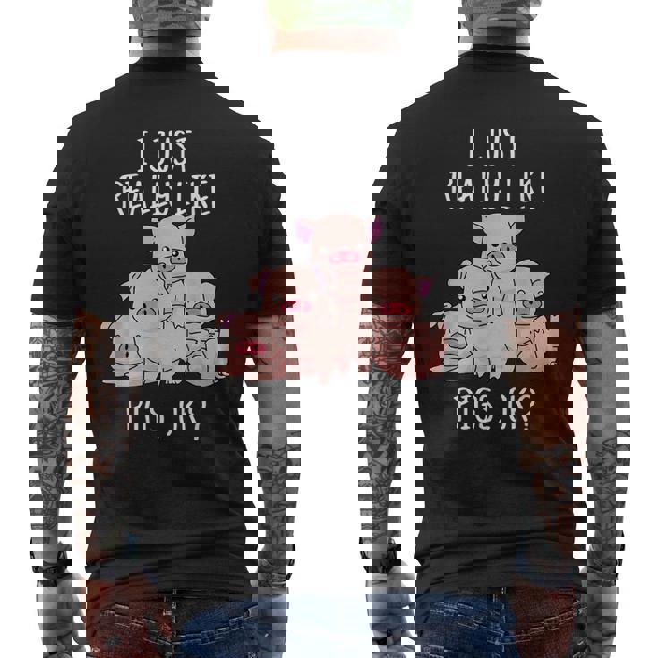 Love Pig シャツ レディース 豚 ギフト 豚 メンズ キュート 豚 メンズTシャツ バックプリント