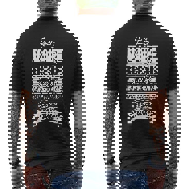 Maire Bienur Jeuis T-shirt imprimé au dos