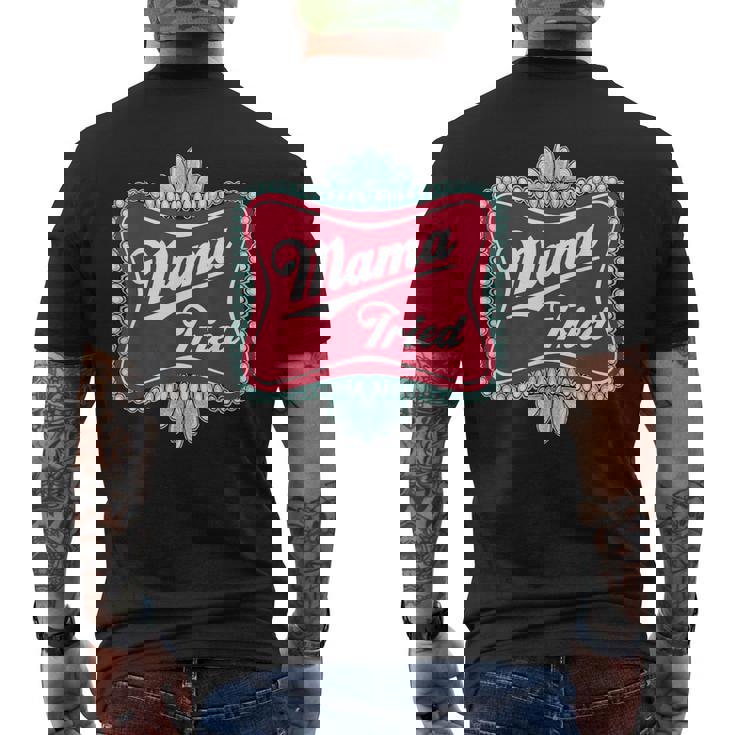 Mama Tried Country Mama Southern Outlaw Music Small Men's Back Print T-Shirt