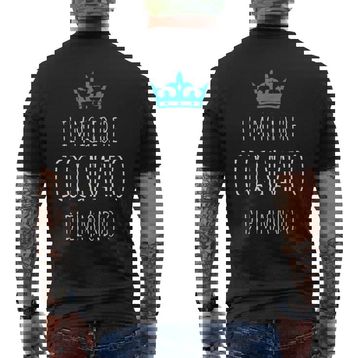 Migliore Cognato Del Mondouper Regalo Festa Del Papà T-shirt da uomo con stampa posteriore