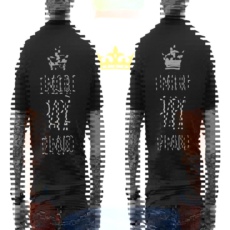 Migliore Papà Del Mondouper Regalo Festa Del Papà T-shirt da uomo con stampa posteriore