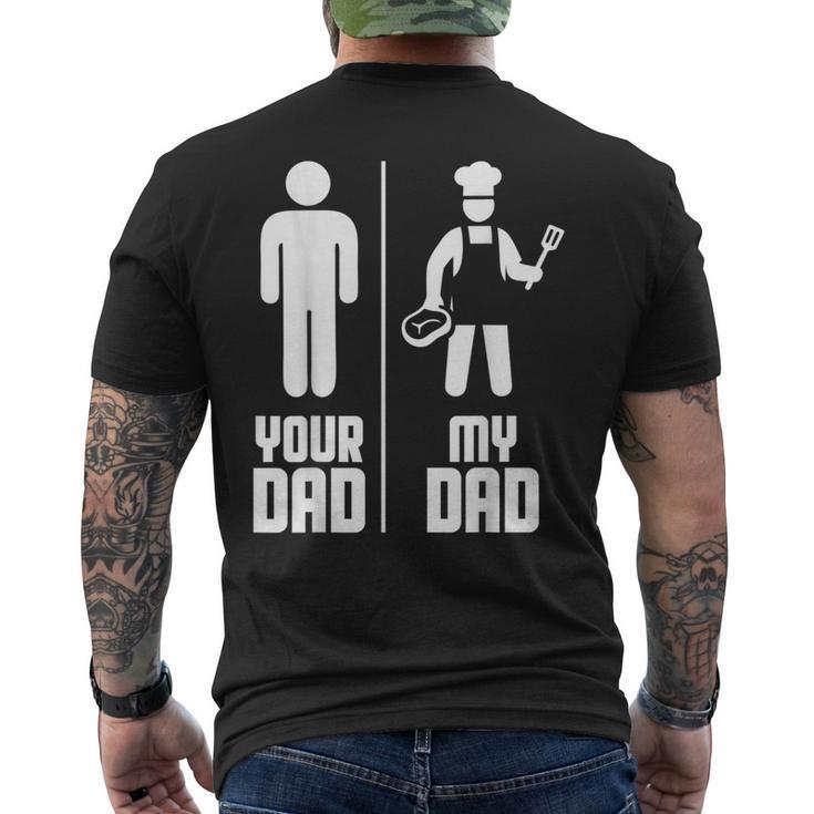 Mio Padre Tuo Padre Chef T-shirt da uomo con stampa posteriore