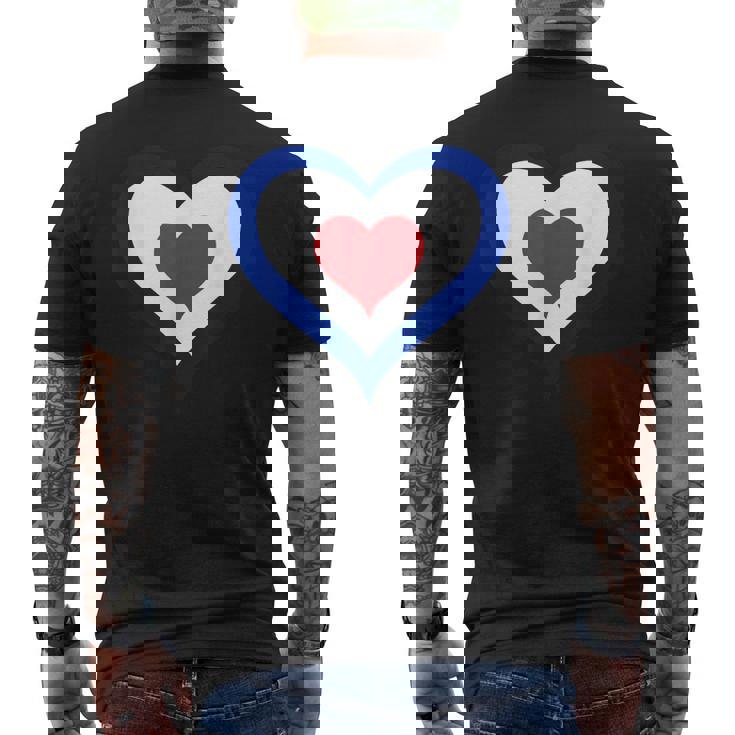 Mod Roundel Heart Raf スクーター ライフモッズ メンズTシャツ バックプリント