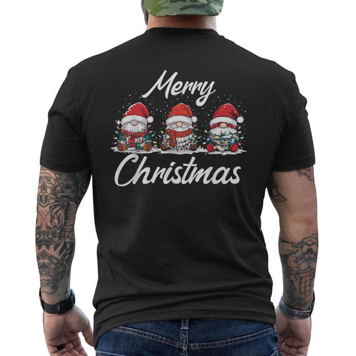Nain De Noël Décoration Deapin De Noël Joyeux Noël T-shirt imprimé au dos