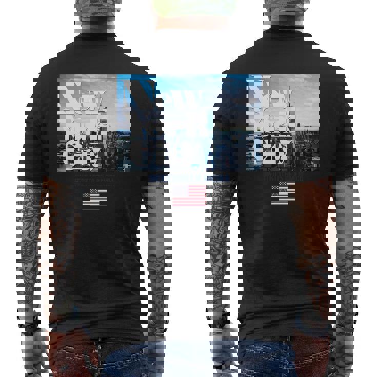 New York Citykyline Outfit New York New York City 長袖tシャツ メンズTシャツ バックプリント