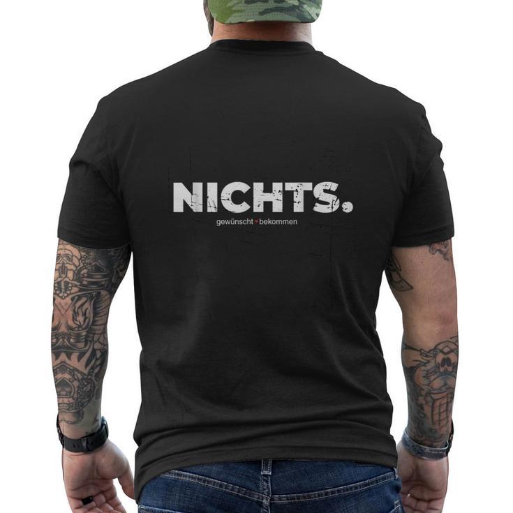 Nichts Geschenk I Wirchenken Uns Nichts Geschenk Lustig T-Shirt mit Rückendruck