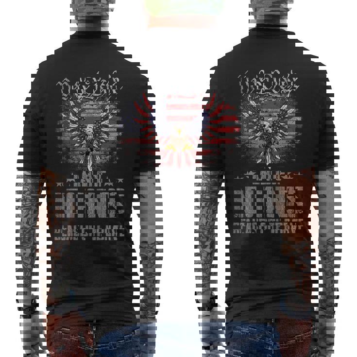 No Kings America Vintage Flag No Kings Day Men's T-shirt Back Print