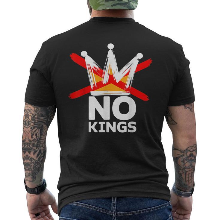 No Gods Or Kings Only Man Mens Back Print T-shirt - Seseable