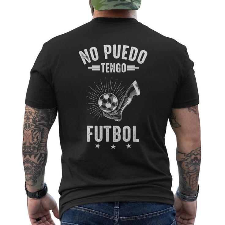 No Puedo Tengo Futbol Jugador De Fútbol Divertida Futbolero Camiseta Hombre Estampado Espalda