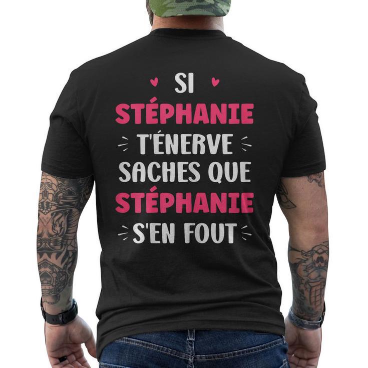 Nomtéphanie T'énerve Humourtéphanie T-shirt imprimé au dos