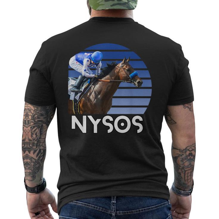Nysos Cheval Course De Chevaux Del Maranta Anita Chevaux T-shirt imprimé au dos