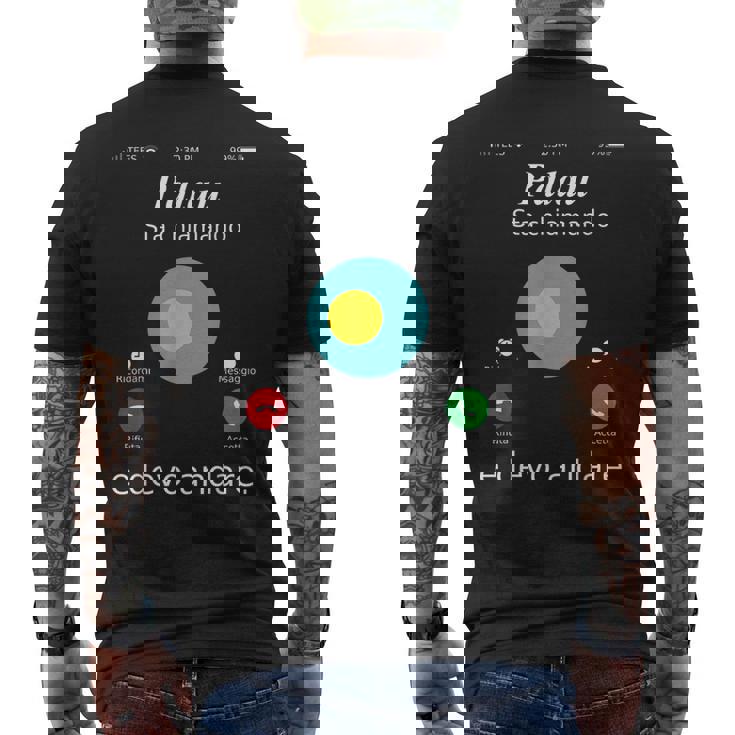 Palau Is Calling And Gotta Go パラオシャツ メンズTシャツ バックプリント