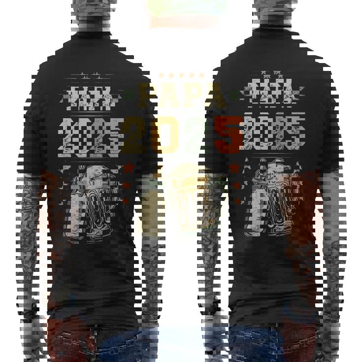 Papa 2025 Padre Primerizo Papá Joven Papá Primerizo Camiseta Hombre Estampado Espalda
