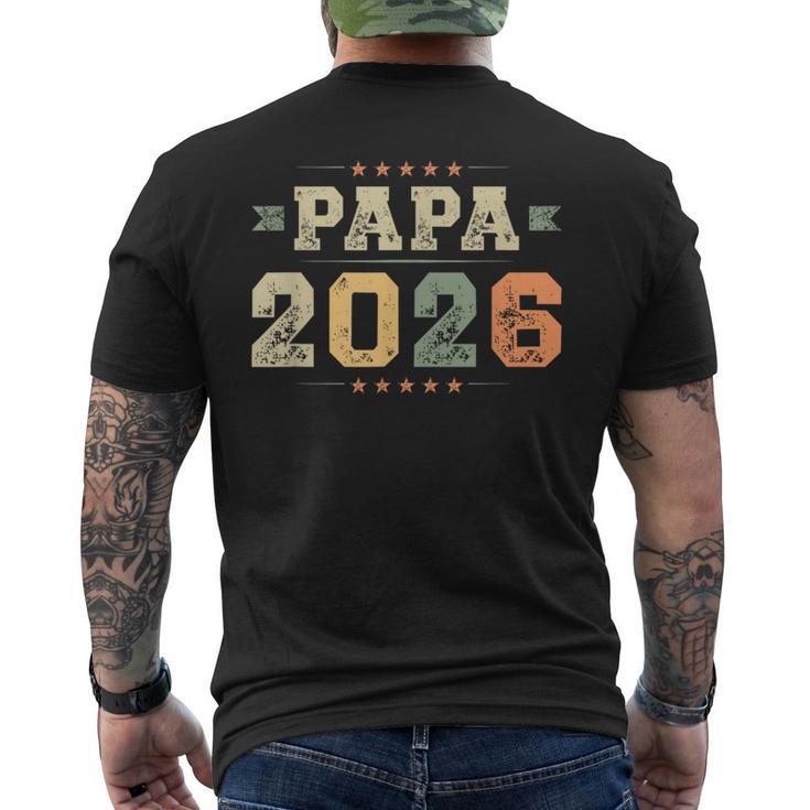 Papa 2026 Primaolta Di Un Padre Prima Festa Del T-shirt da uomo con stampa posteriore