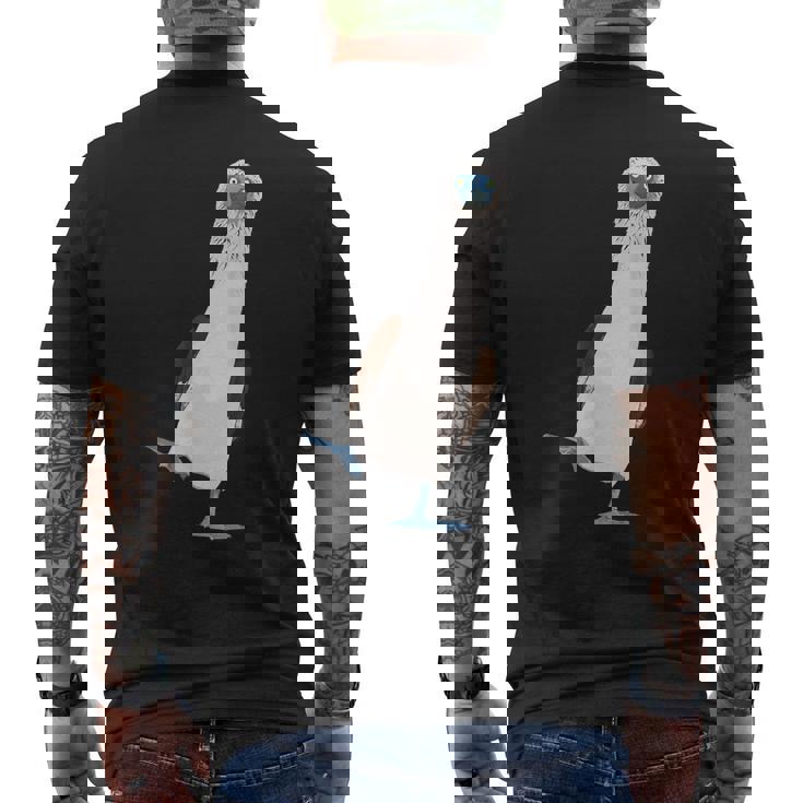 Piquero De Patas Azules Camiseta Hombre Estampado Espalda