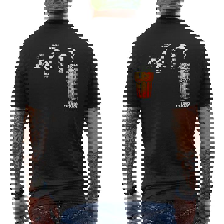 Por Finiernes Amante De La Cerveza Fin Deemana Camiseta Hombre Estampado Espalda