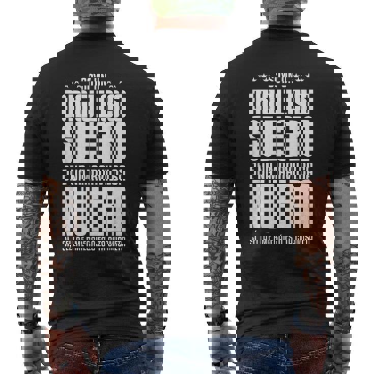 Preciosa Idea De Regalo De Nuera Para Unuegro Camiseta Hombre Estampado Espalda