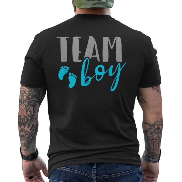 I Prodotti Team Boy Gender Reveal Babyhower T-shirt da uomo con stampa posteriore