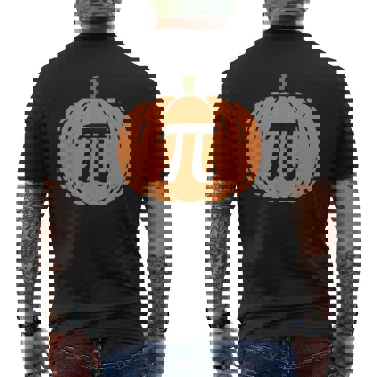 Pumpkin Pi Math Pun Thanksgiving Men's T-shirt Back Print