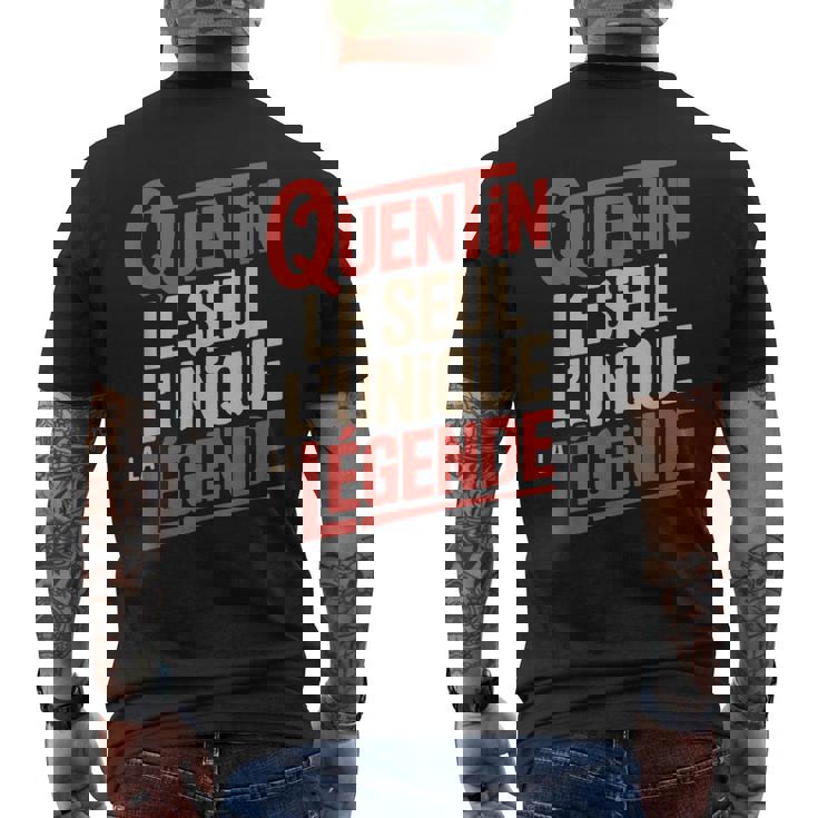 Quentin Homme Humour Idée Cadeau Humoristique Drôle T-shirt imprimé au dos