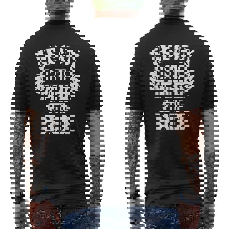 Questo È Il Padre Dellaposa Matrimonioposa Papà T-shirt da uomo con stampa posteriore