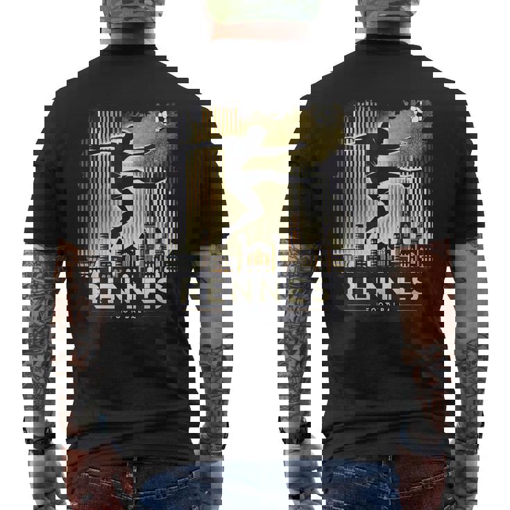 Rennais Cadeauupporter Rennes Foot Rennais T-shirt imprimé au dos