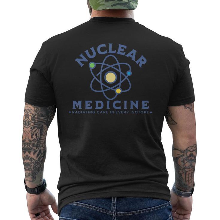 Retro Nuclear Medicine Technologist Nuc Med Tech Radiology Men's T-shirt Back Print