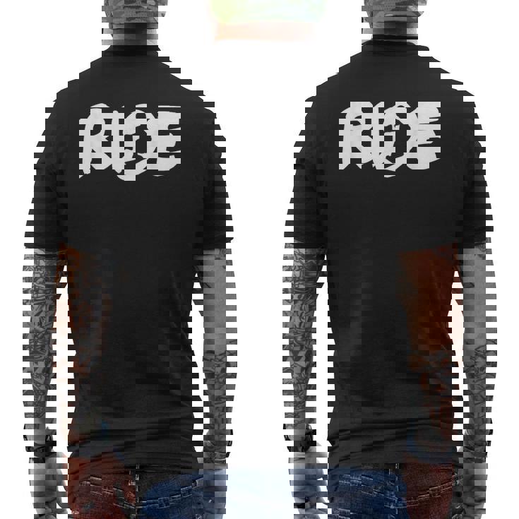 Ride スノーボード スノボ ボード ライダー メンズTシャツ バックプリント