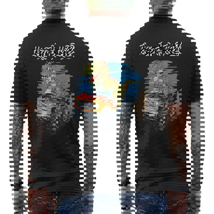 Roar & Roll Dinosaure Monster Truck T-shirt imprimé au dos