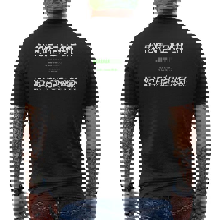 Ronfle Humour Ronflement En Cours Homme Dormant Drôle T-shirt imprimé au dos