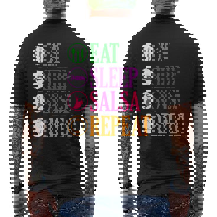 Salsa Baile Baile Instructor Profesor Amante Regalos Camiseta Hombre Estampado Espalda