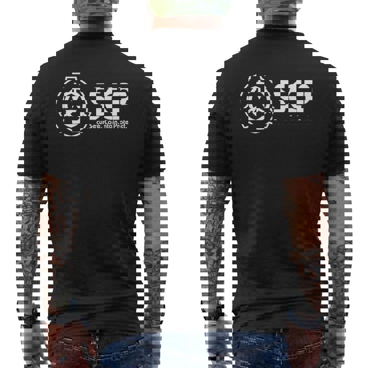 Scp 長袖tシャツ メンズTシャツ バックプリント