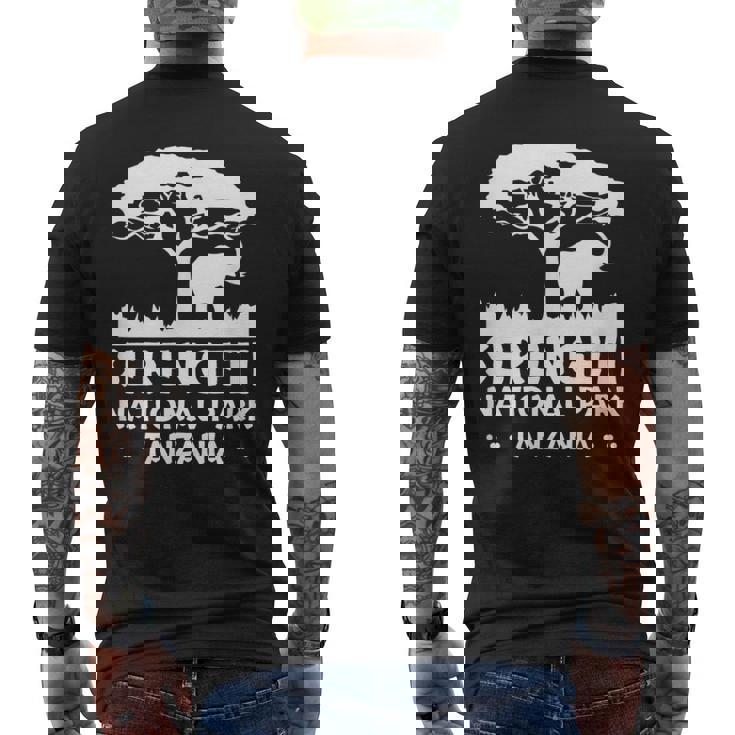 Serengeti National Park メンズTシャツ バックプリント