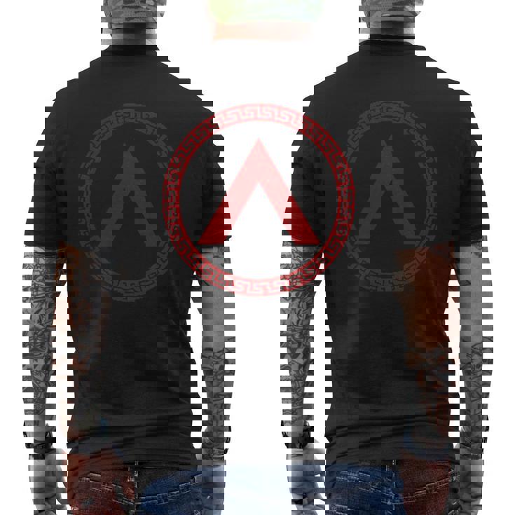 Sparta シンボル スパルタンシールド ランダ ラコニア メンズTシャツ バックプリント