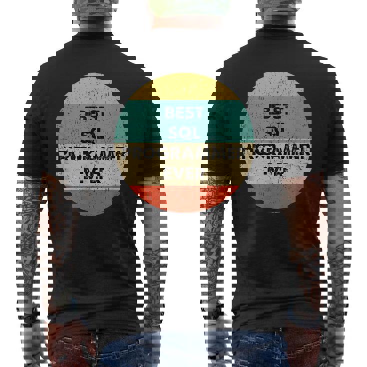 Sql プログラマーシャツ メンズTシャツ バックプリント