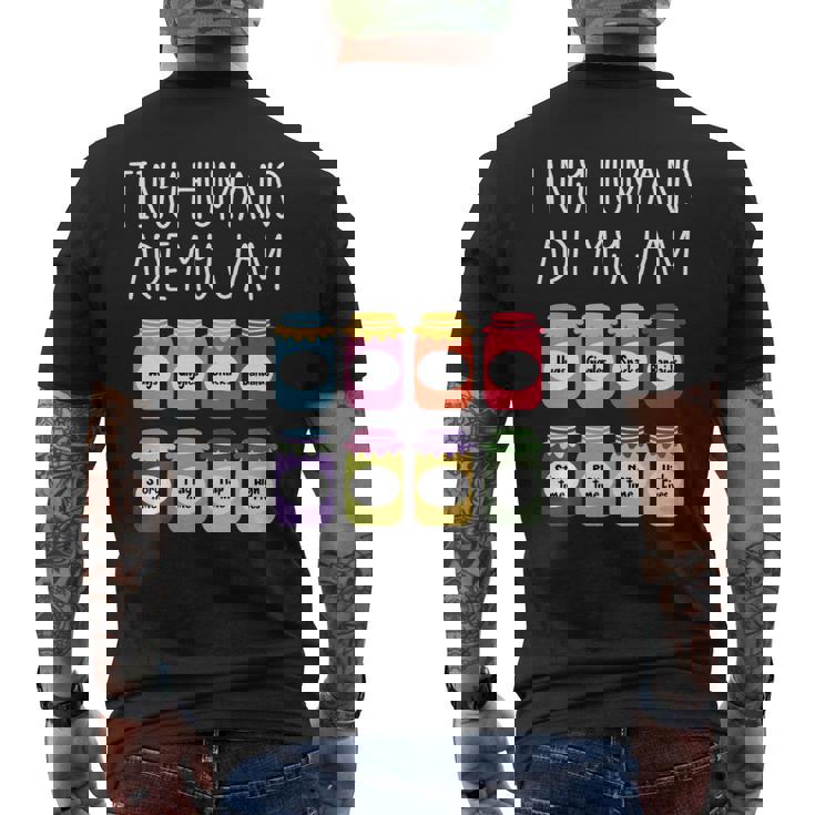 Tiny Humans Are My Jam 幼稚園保育士 長袖tシャツ メンズTシャツ バックプリント