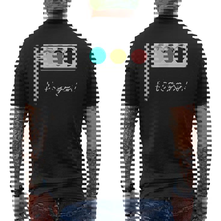 Traffic Light It's Green 信号機 メンズ レディース おしゃれ ユニーク おもしろ メンズTシャツ バックプリント