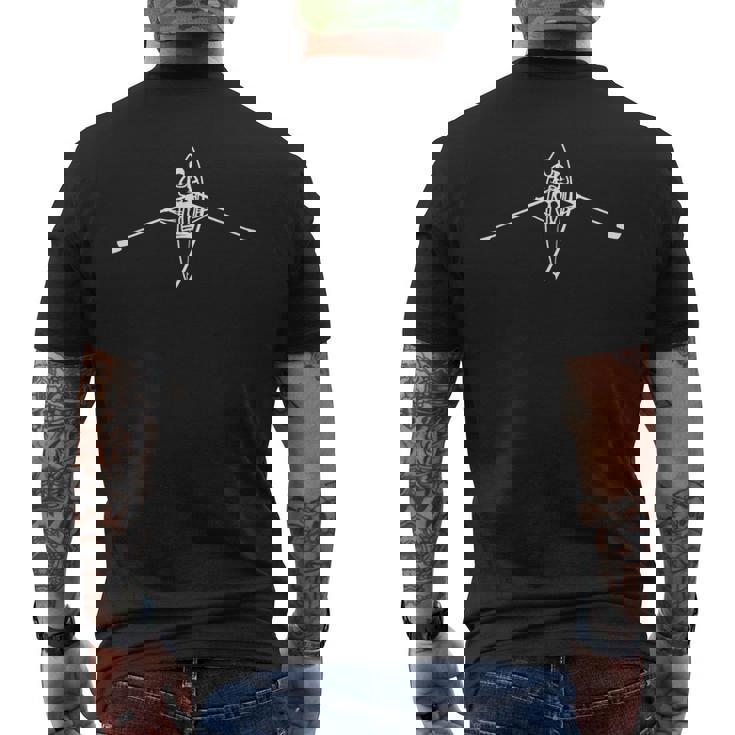 Tripulación Del Equipo De Remo Monopala Camiseta Hombre Estampado Espalda