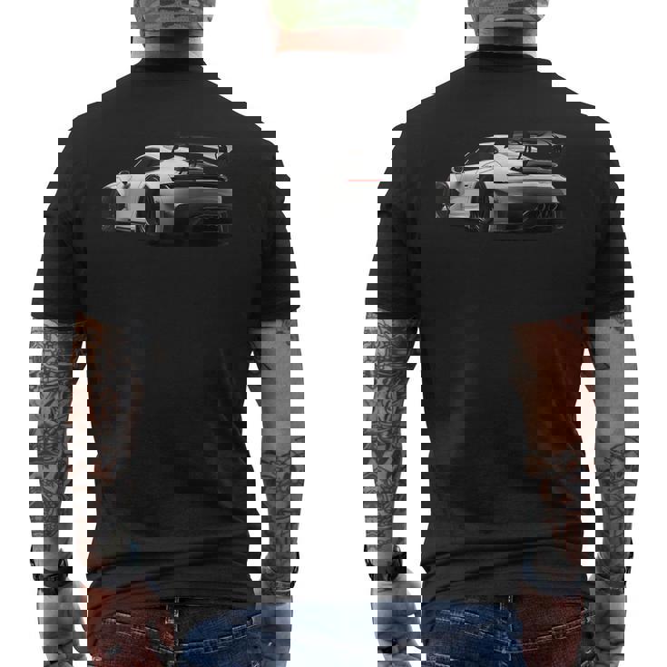 Tuning Car Mechanic Gt3 Drift Motorsport 911 Men's T-shirt Back Print