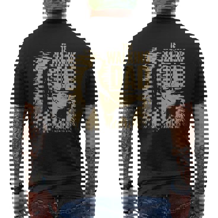 Uomo The Walking Dad Per Festa Del Papà Gassi Camminare E Cani Papà T-shirt da uomo con stampa posteriore