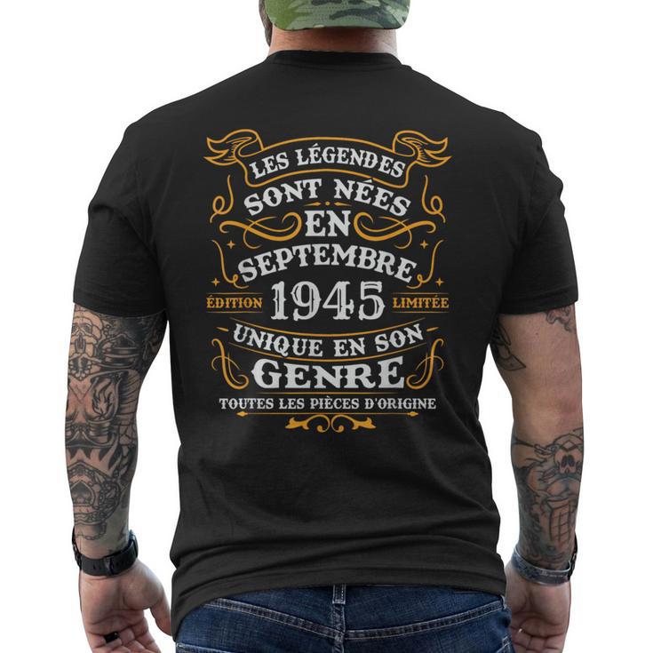 T-shirt Premium 80 Ans Anniversaire Homme - Coton 180g/m², Imprimé En France - Cadeau Original Et Durable - 8