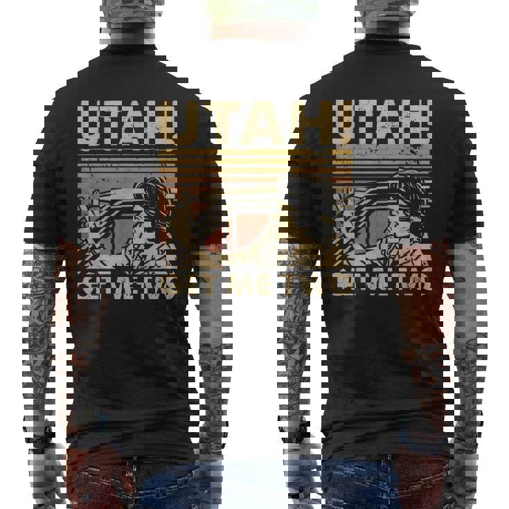 Vintage Utah-Get Me Two 1980S Movie Quote Men's T-shirt Back Print