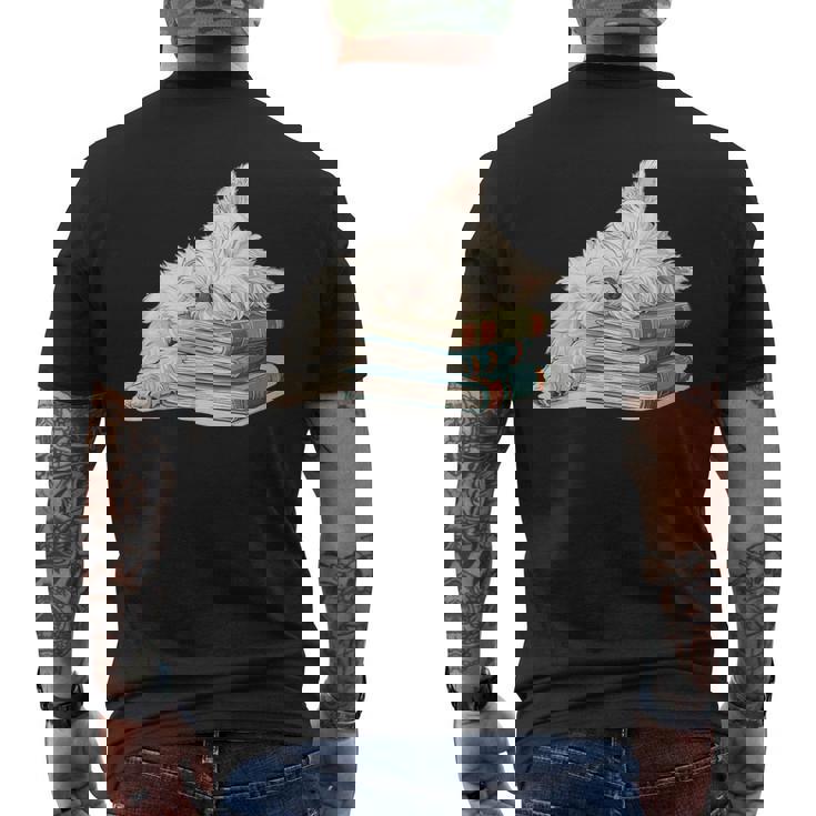 West Highland Terrier Books 犬種 ウェスティ メンズTシャツ バックプリント