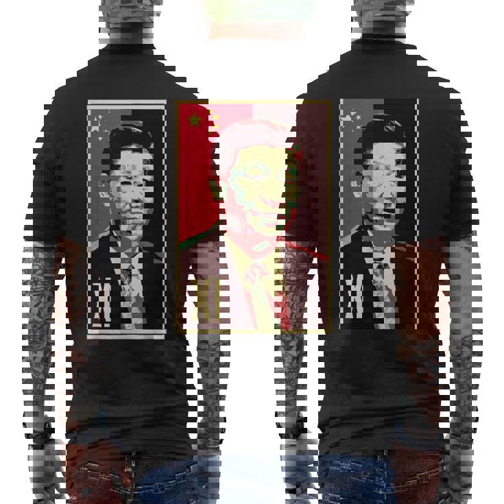 Xi Jinping China President Chinese 習近平中国中国共産党主席中国共産党 メンズTシャツ バックプリント