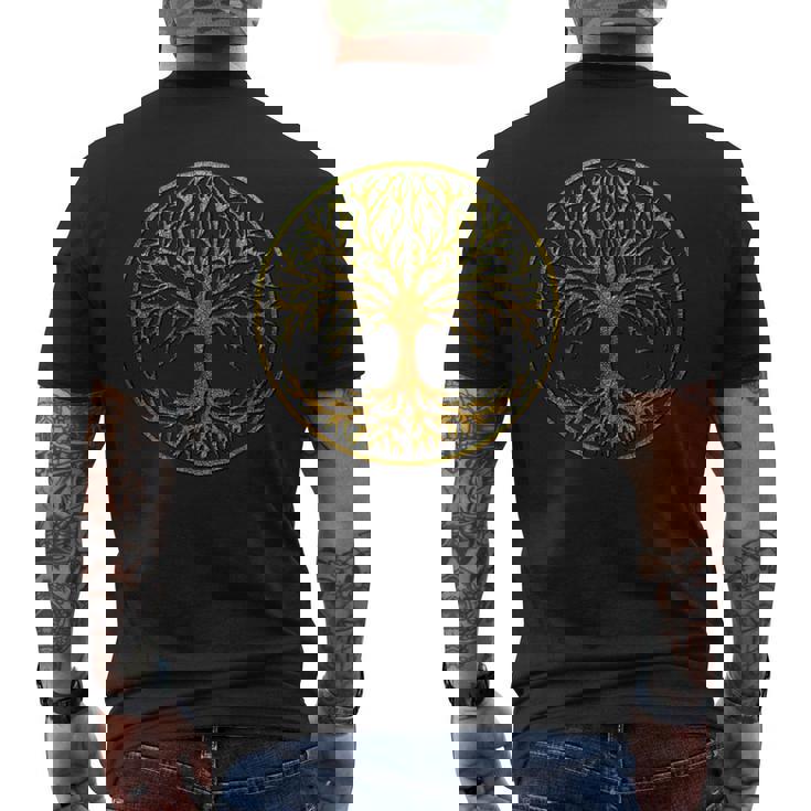 Yggdrasil、ケルトの生命の木、北欧神話tシャツ メンズTシャツ バックプリント