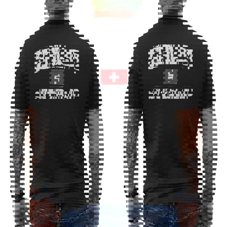 Zermattuiza Banderauiza Camiseta Hombre Estampado Espalda