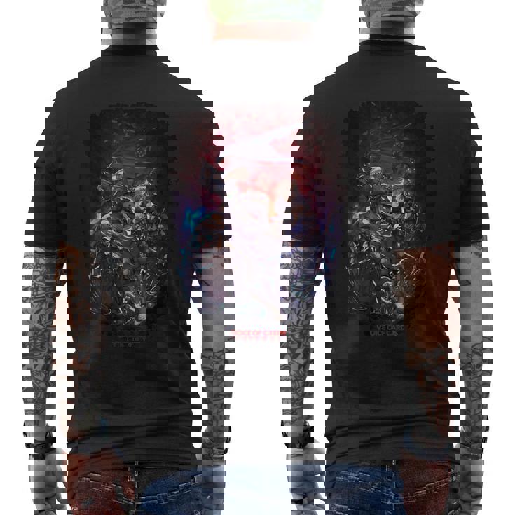 『Voice Of Cards ドラゴンの島』キーアート メンズTシャツ バックプリント