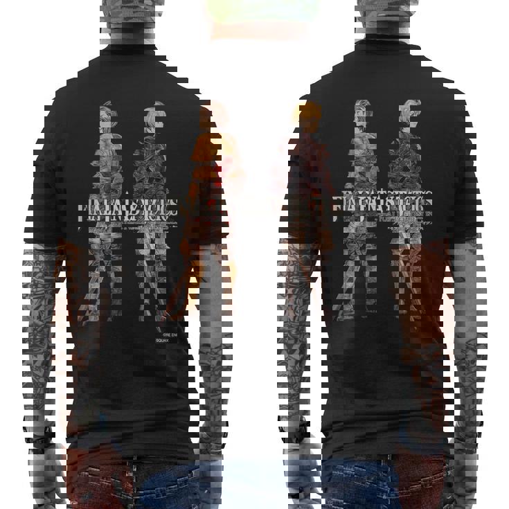 『ファイナルファンタジータクティクス – イヴァリース クロニクルズ』 ラムザ＆ディリータ メンズTシャツ バックプリント