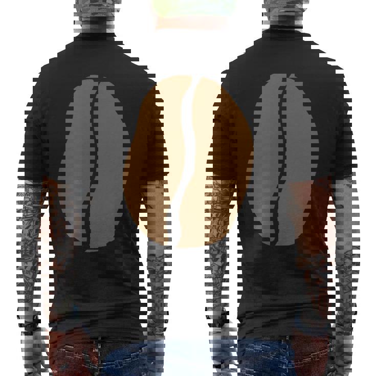 【コーヒー豆】珈琲 デザイン コーヒー柄 おもしろ 面白い 可愛い ネタ ウケ狙い シンプル 喫茶店 コーヒー好き 変な メンズTシャツ バックプリント