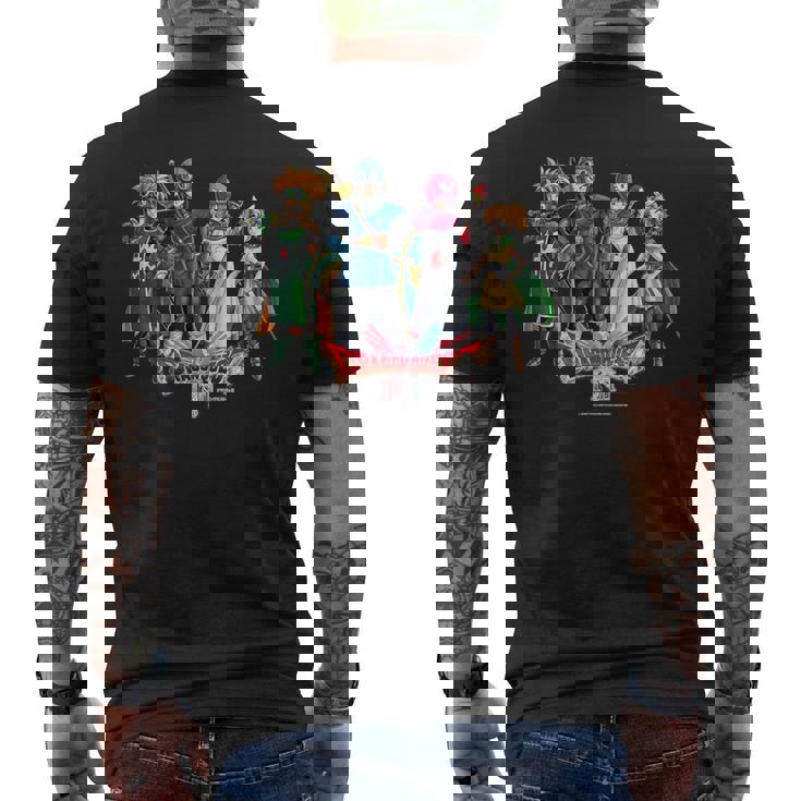 【公式】Hd-2D版『ドラゴンクエストii』キャラクターイラスト メンズTシャツ バックプリント